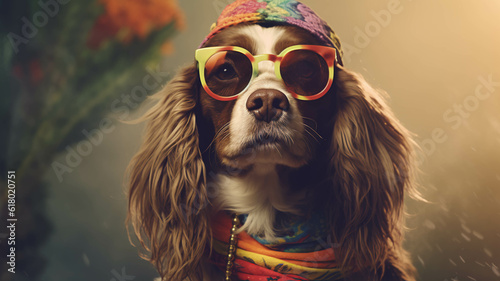 Perro hippie. ia generda © Montana Photo&Design