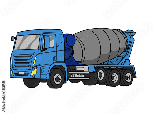 Bild auf Leinwand agitator truck