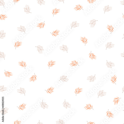 vector seamless pattern flat floral background