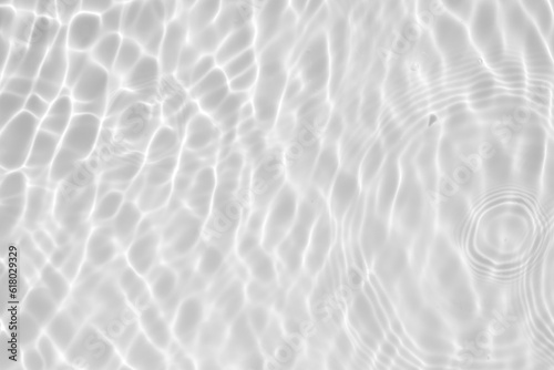 Abstract white transparent water shadow surface texture natural ripple background