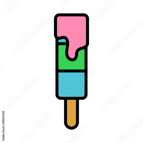 Rainbow Ice Cream Bar