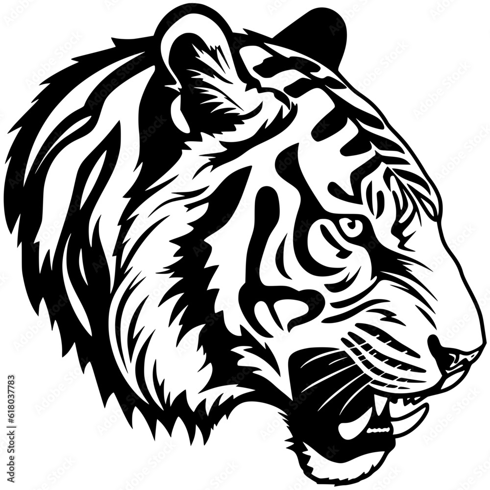 tiger head vector tiger head vector
