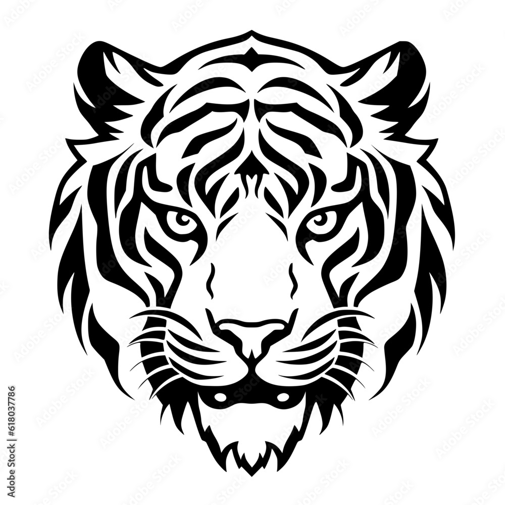 tiger head vector tiger head vector