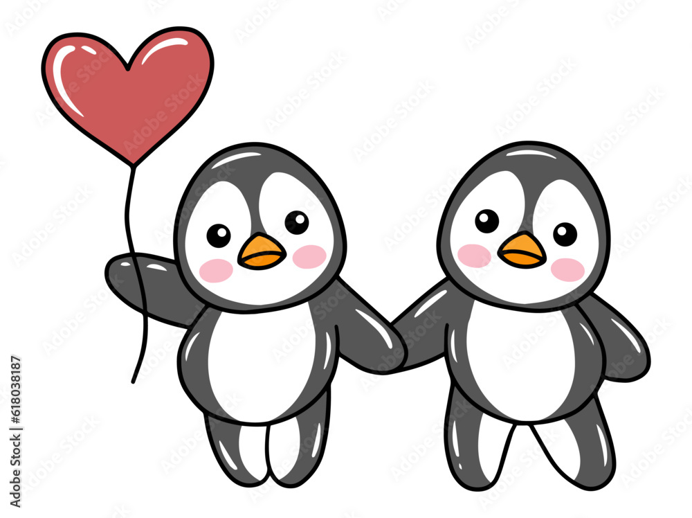 Penguin Cute Animal Cartoon Illustration Penguin Cute Animal Cartoon Illustration