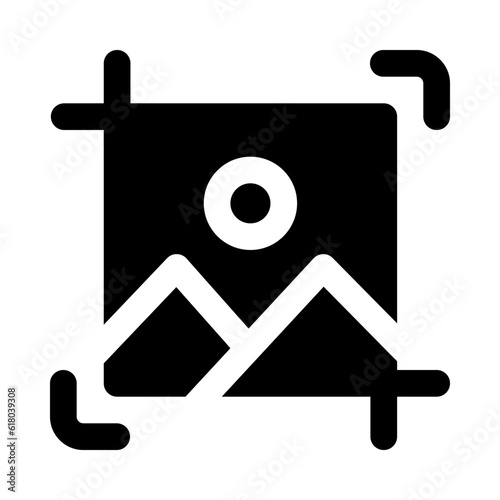 crop image icon for your website, mobile, presentation, and logo design.