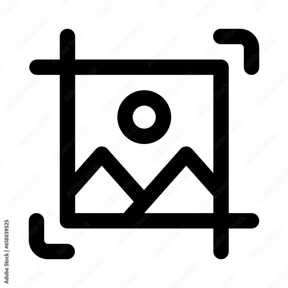 crop image icon for your website, mobile, presentation, and logo design. crop image icon for your website, mobile, presentation, and logo design.