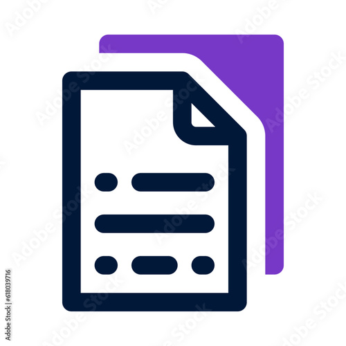 copy file icon for your website, mobile, presentation, and logo design.