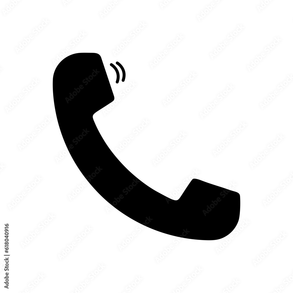 phone icon on white background phone icon on white background