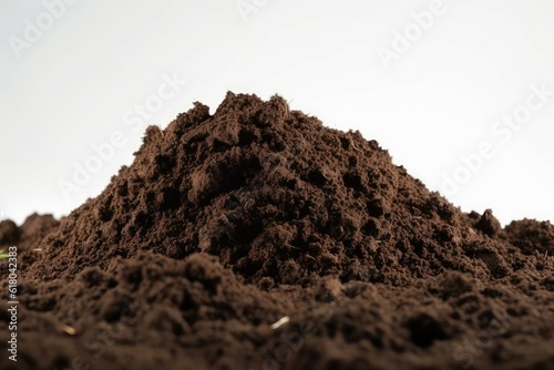 Pile soil ground. Generate Ai