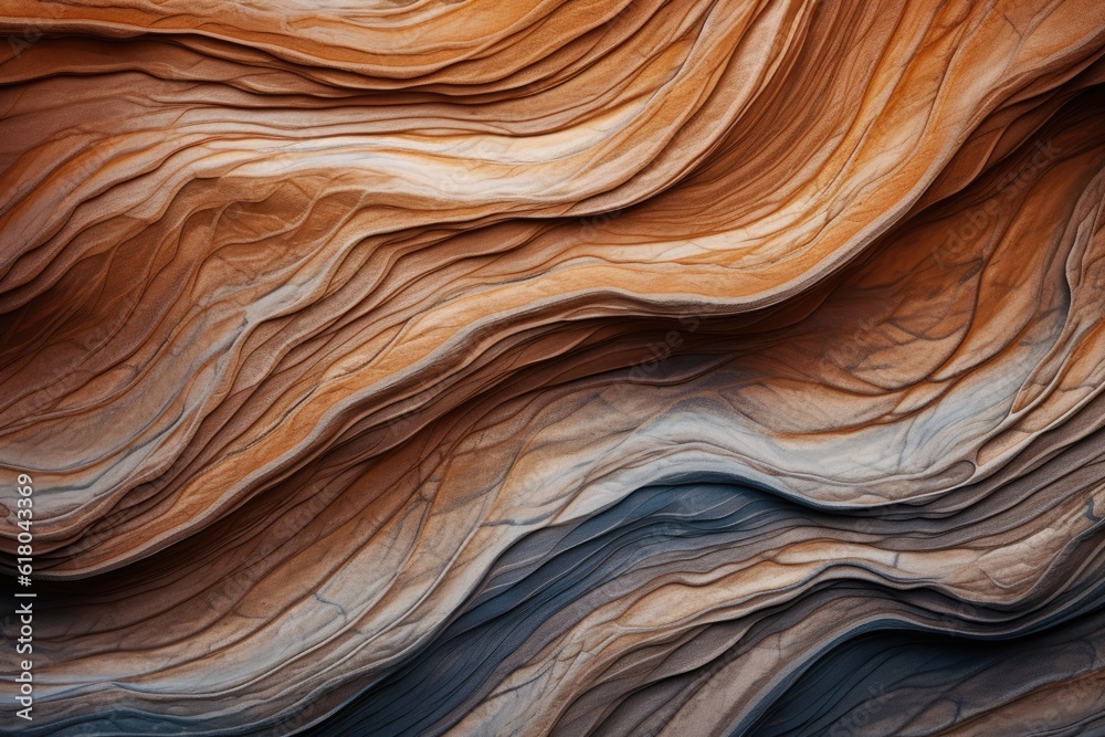 Harmonious blend of organic shapes and textures found in nature. Generative AI Harmonious blend of organic shapes and textures found in nature. Generative AI