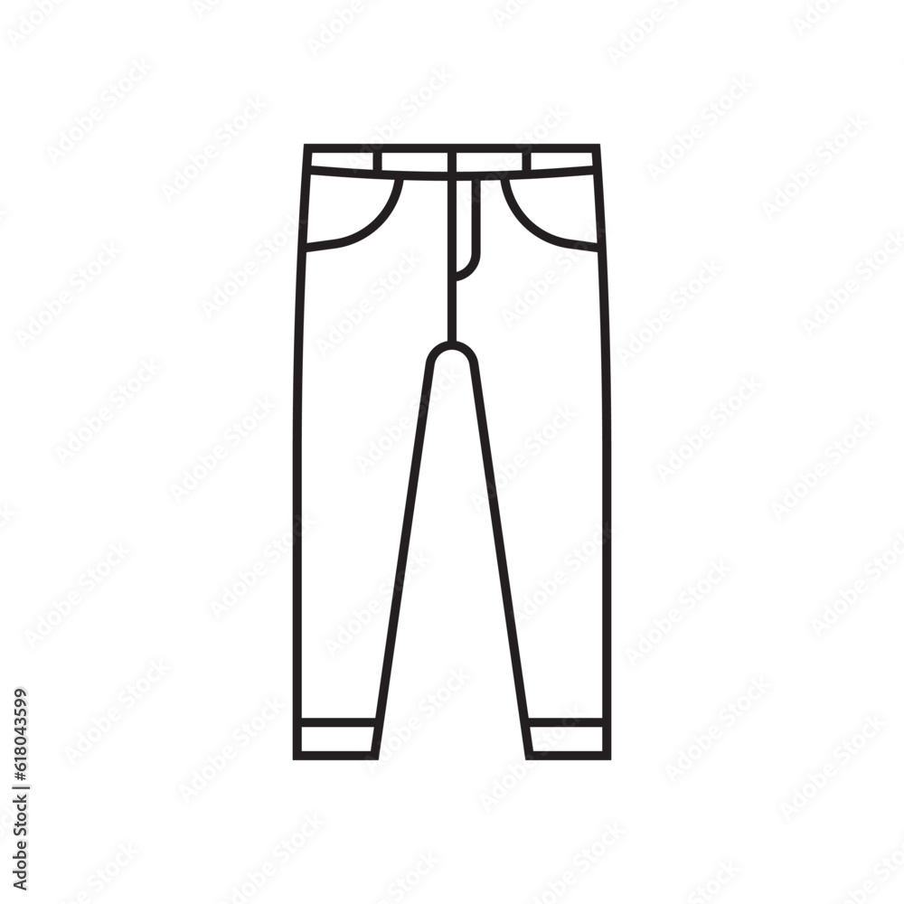 trousers icon vector trousers icon vector