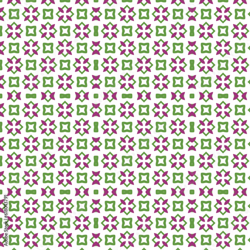 Abstract seamless pattern on white background for usage as an aesthetic and a decorative element