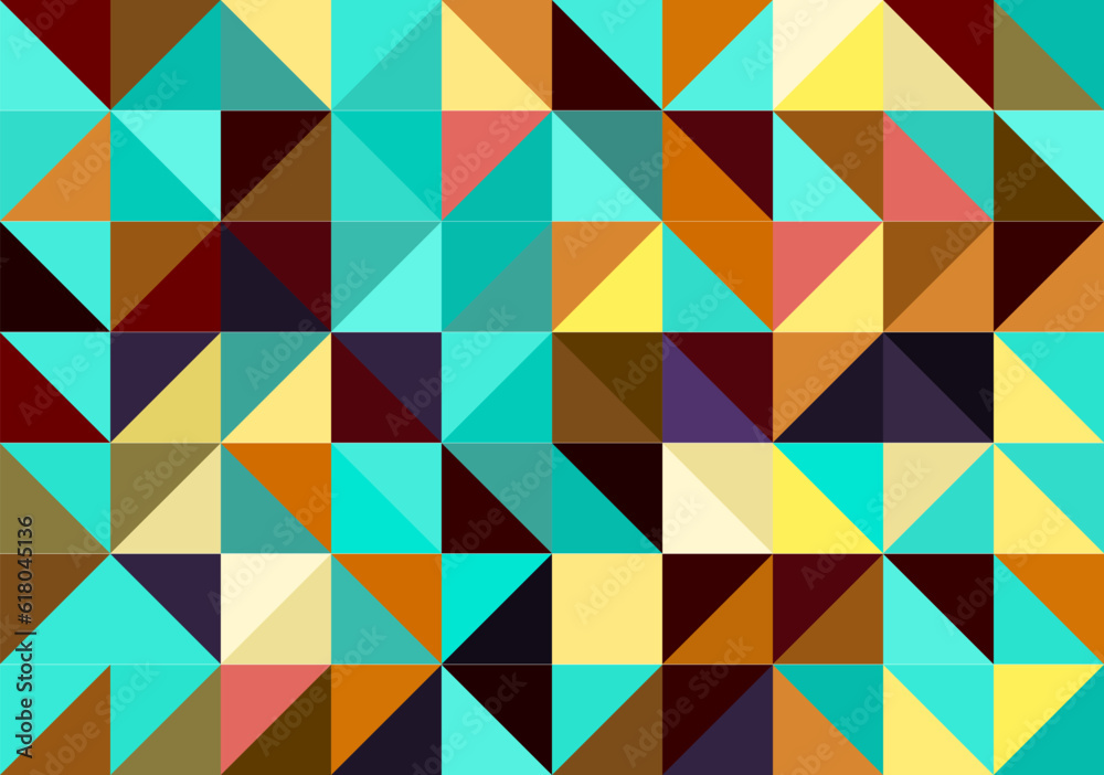 Retro seamless pattern design multi color toned nostalgic repeat background for textile, wallpaper, and wrapping paper Retro seamless pattern design multi color toned nostalgic repeat background for textile, wallpaper, and wrapping paper