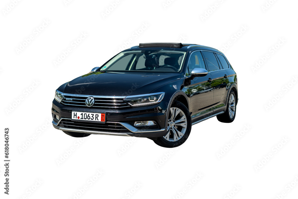 Cluj-Napoca, Cluj-Romania-06.06.2023-Transparent Background PNG of VW Passat  Alltrack 2016 with Alloy Wheels, Tinted Windows and panoramic sunroof Stock  Photo | Adobe Stock