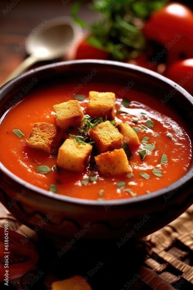 Gazpacho spain cold soup and cream Gazpacho spain cold soup and cream