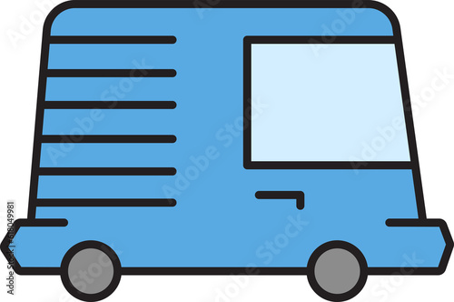 van icon illustration