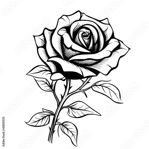 Rose Flower Vector
