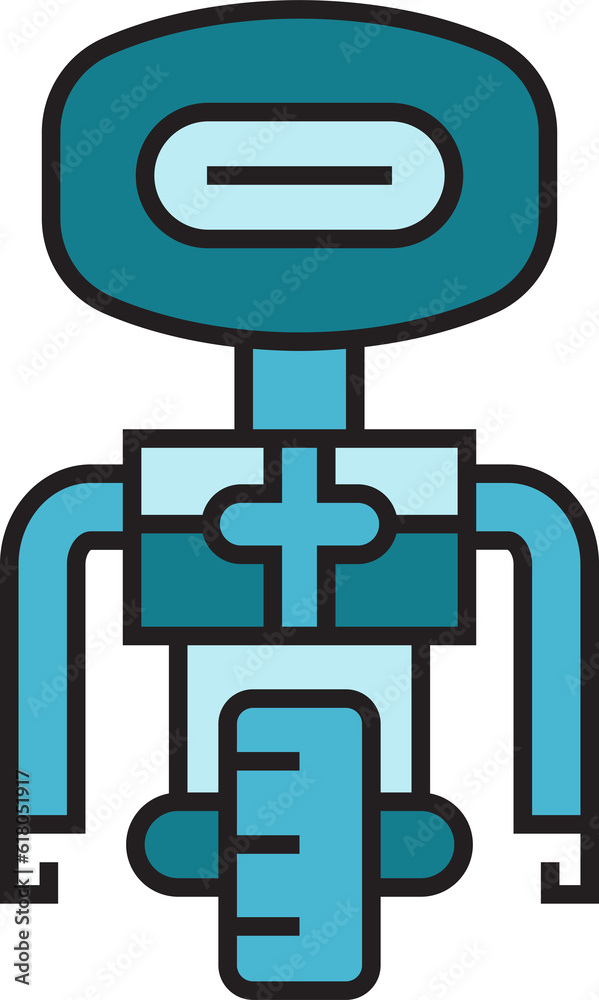 cartoon robot avatar illustration cartoon robot avatar illustration