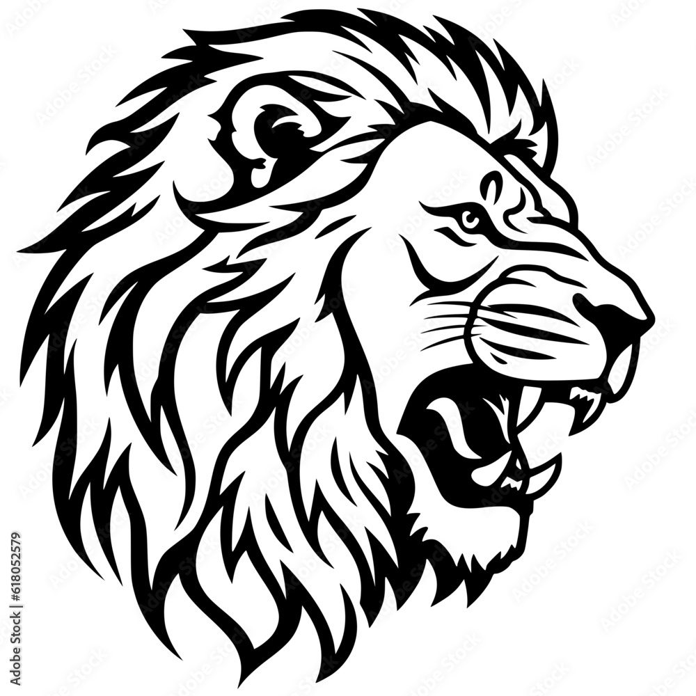 lion head vector lion head vector