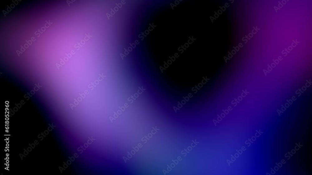 Vibrant lights. Magenta pink blue purple crimson red gradient flow on black background. Dynamic motion. Neon glow bright color transitions. Flash on dark backdrop for cover, web design. 4k animation