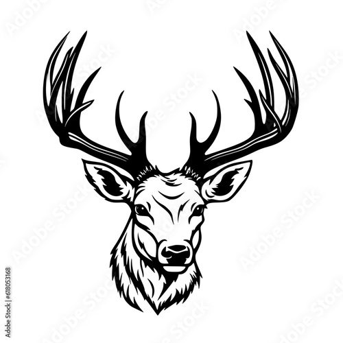 deer head vector
