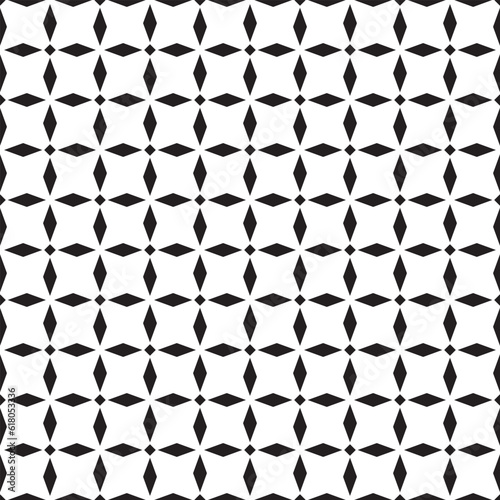 Seamless pattern with regularly repeating rhombuses of different size. Abstract seamless geometric pattern. Modern stylish texture. Vector simple background.