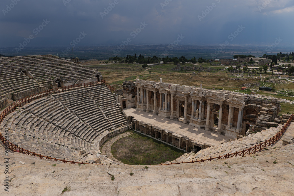 Ancient amphitheater in Hierapolis