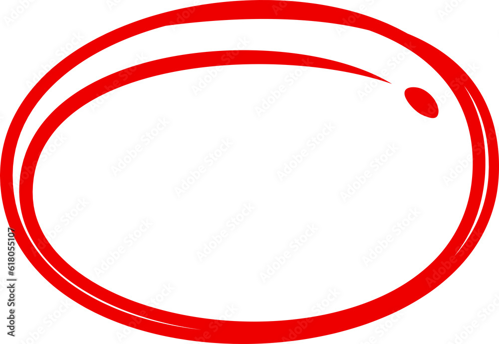 red hand drawn circle highlighter and marker illustration red hand drawn circle highlighter and marker illustration