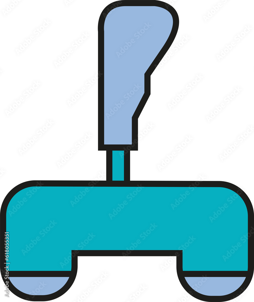 Game Side Stick Controller Icon
