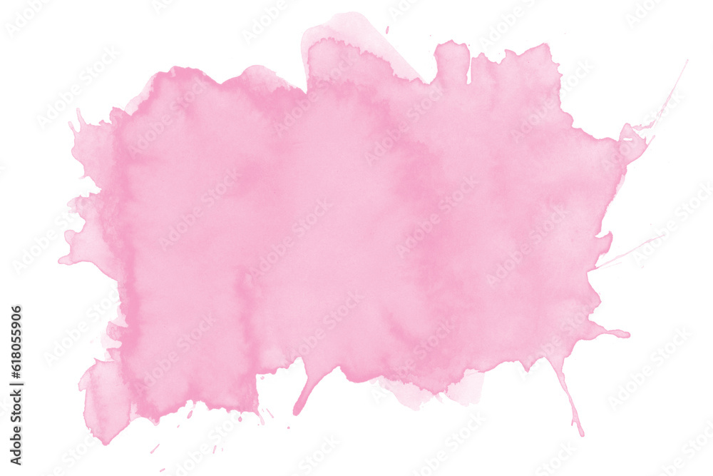 watercolor pink background. watercolor background with clouds.