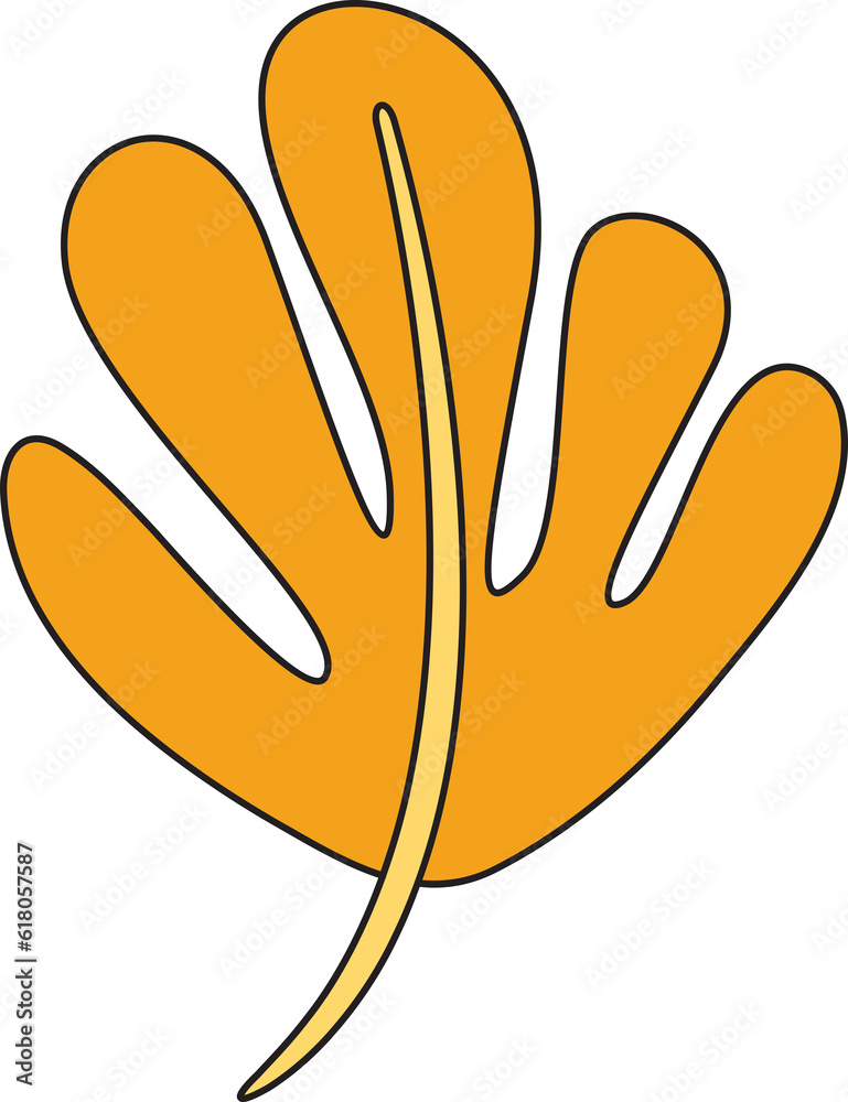 tropical leaf illustration