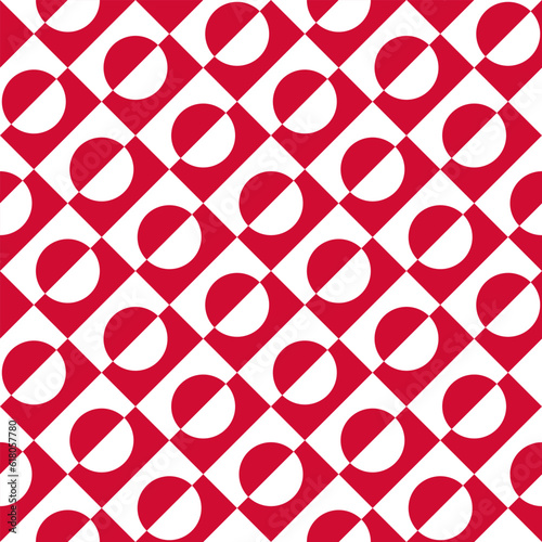seamless pattern of greenland flag. vector illustration