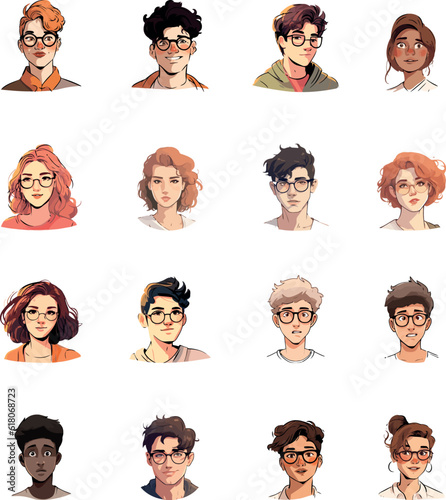 varie espressioni dei ragazzi