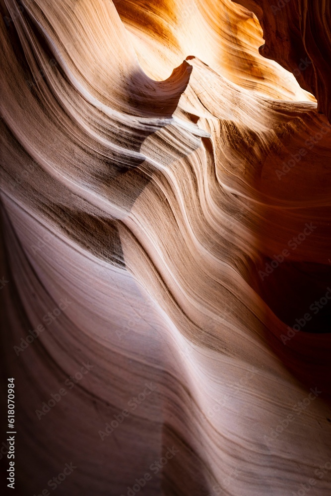 Obraz premium Sandstone waves in the North Antelope Canyon, Arizona