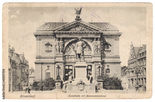 Vintage postcard. Dusseldorf.