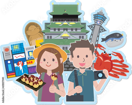 大阪の観光グルメスポット旅行