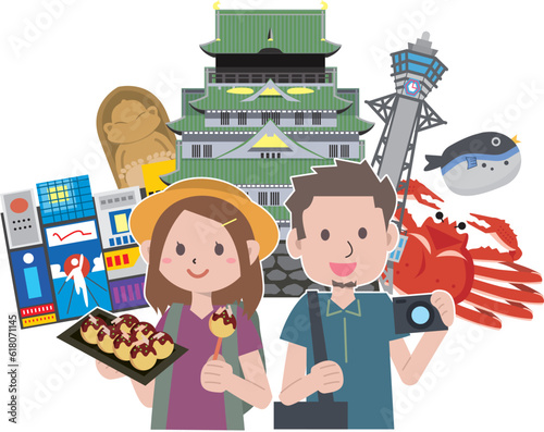 大阪の観光グルメスポット旅行