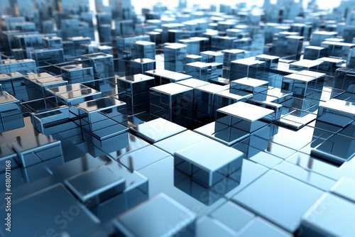 3D Abstract Business Background