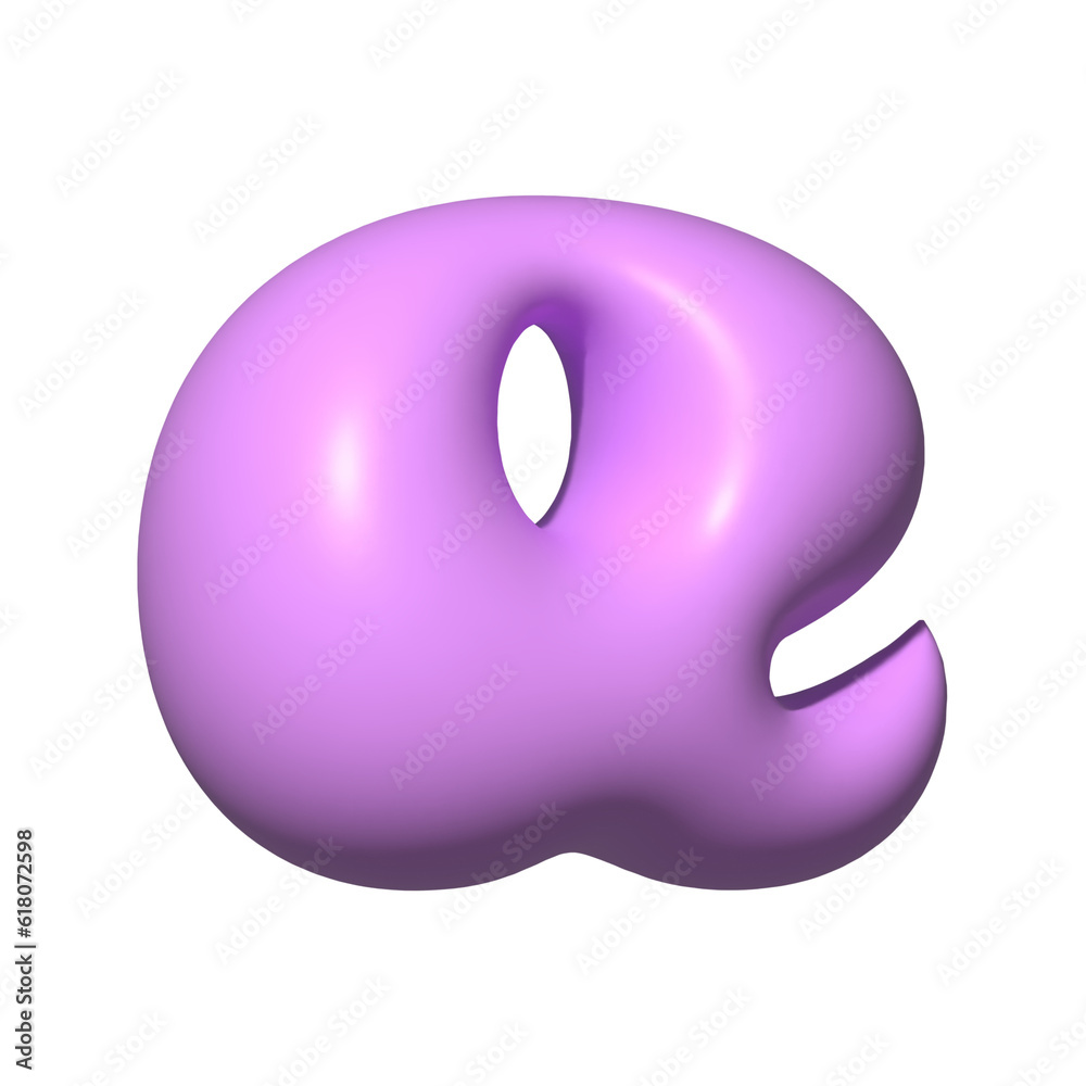 purple balloon 3d uppercase alphabet purple balloon 3d uppercase alphabet