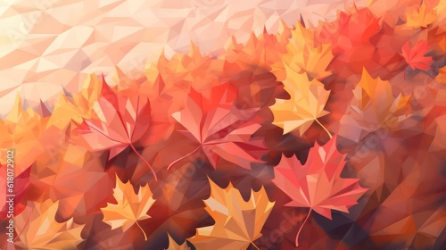 Canada leaf illustration background