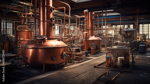 Whiskey production, production process - Generative AI technology