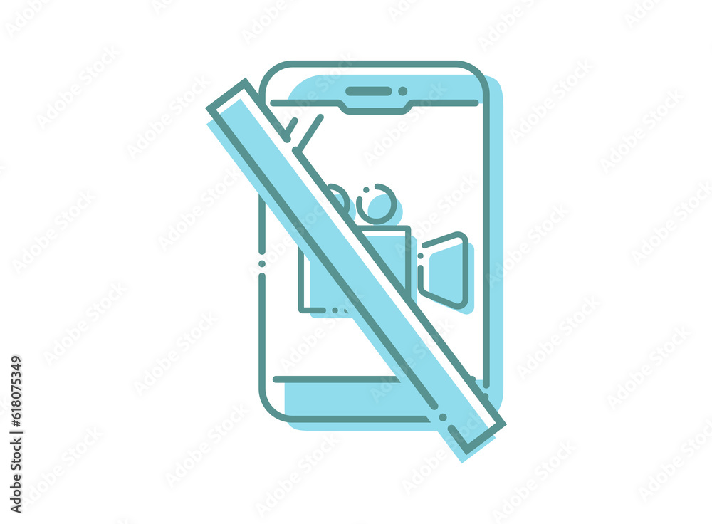 スマホ 録画禁止 青 スマホ 録画禁止 青