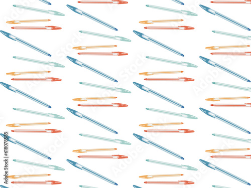 Stylos stylisés de couleurs