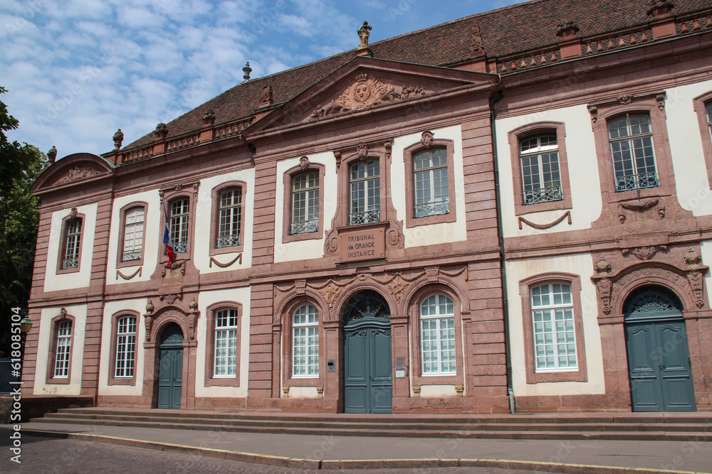 mansion (former palais du conseil souverain d'alsace) in colmar in alsace (france) mansion (former palais du conseil souverain d'alsace) in colmar in alsace (france)