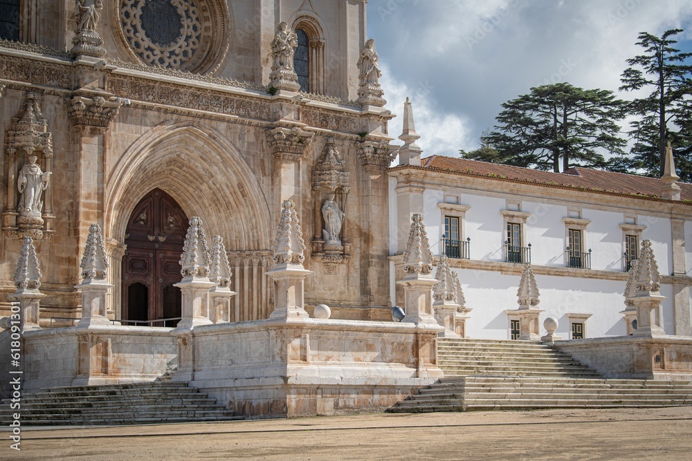 Fototapeta premium Ancient Alcobasa Monastery in Portugal