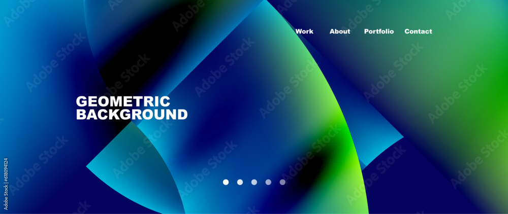 Minimal geometric abstract background. Circle and line design. Trendy techno business template for wallpaper, banner, background or landing Minimal geometric abstract background. Circle and line design. Trendy techno business template for wallpaper, banner, background or landing