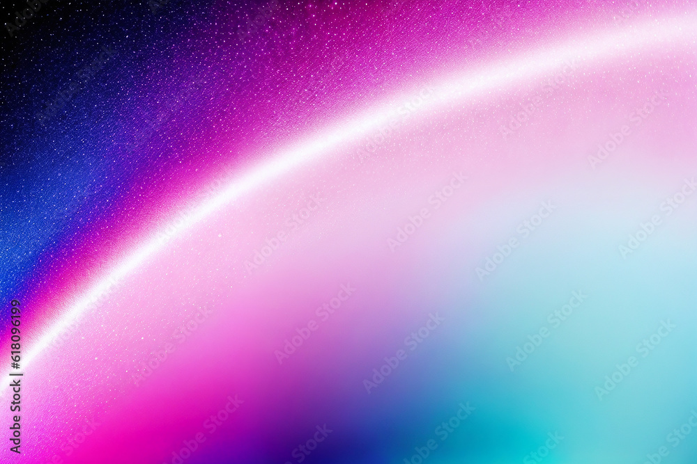 Abstract background with smooth lines in blue, purple and pink colors. AI generated