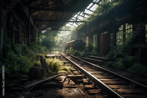 Whispers of the Past: Abandoned Railway Station