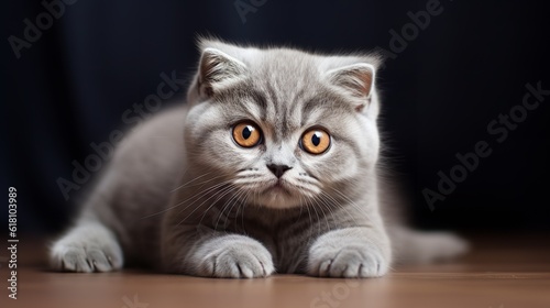 Pawsome Photoshoot: Feline Elegance with Scottish Fold Cats © Emojibb.Family