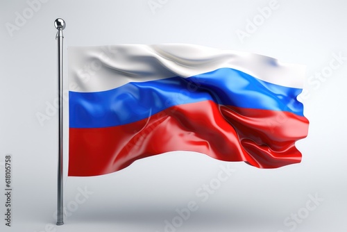 Free Download Realistic 3D Rendering of Russia's Flag in Motion. - GFXLoad